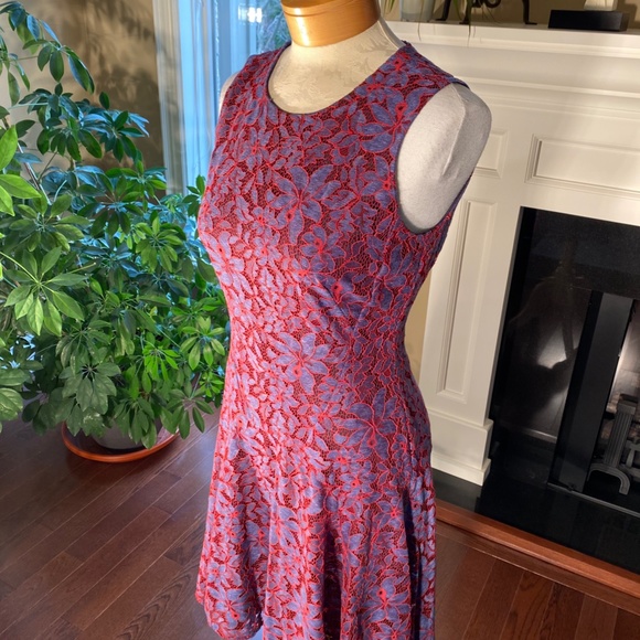 NWT - TOMMY HILFIGER Lace Fit and Flare Dress - Picture 10 of 14